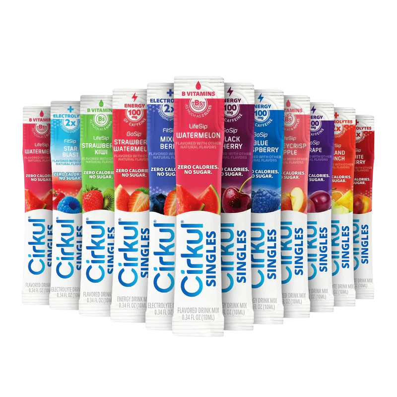 Refreshing Electrolyte 24-Pack  Singles Variety Bundle GXPG - Vitamin-Infused Natural Refreshing Flavor Core - Default Title