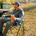 Space-Saving Pico Comfort Quad Chair - Choice 989 - Space-Saving Micro-Folding Chair for Backpacking Detail