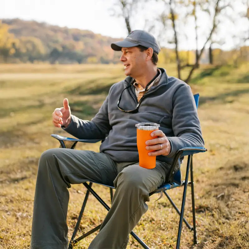 Space-Saving Pico Comfort Quad Chair - Choice 989 - Space-Saving Micro-Folding Chair for Backpacking Detail