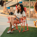 Smooth Motion Comfort Pro Rocker - Choice 375 - Patented Spring-Action Rocking Chair for Camping Detail