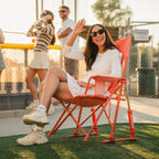 Smooth Motion Comfort Pro Rocker - Choice 375 - Patented Spring-Action Rocking Chair for Camping Detail