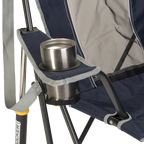 Smooth Motion Comfort Pro Rocker - Choice 375 - Patented Spring-Action Rocking Chair for Camping Detail