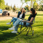 Smooth Motion Comfort Pro Rocker - Choice 375 - Patented Spring-Action Rocking Chair for Camping Detail