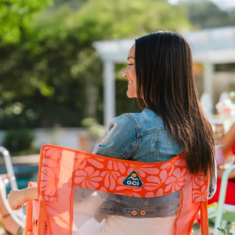 Patented Spring-Action Freestyle Rocker - Choice 711 - RoadTrip Rocker Smooth Motion Camp Chair Detail
