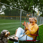 Patented Spring-Action Freestyle Rocker - Choice 711 - RoadTrip Rocker Smooth Motion Camp Chair Detail