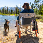 Luxury Camp Freestyle Rocker Elite - Choice 460 - Freestyle Rocker Portable Outdoor Folding Chair Detail