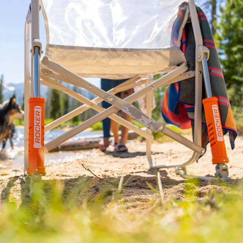 Luxury Camp Freestyle Rocker Elite - Choice 460 - Freestyle Rocker Portable Outdoor Folding Chair Detail