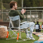 Luxury Camp Freestyle Rocker Elite - Choice 460 - Freestyle Rocker Portable Outdoor Folding Chair Detail