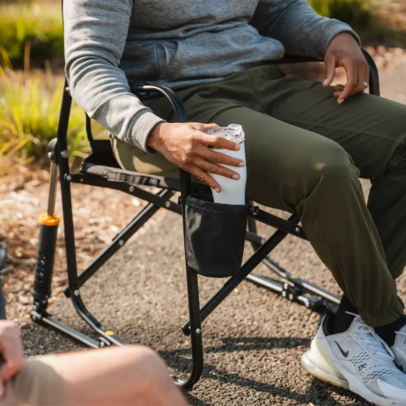 Luxury Camp Freestyle Rocker Elite - Choice 460 - Freestyle Rocker Portable Outdoor Folding Chair Detail