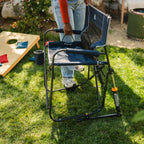 Patented Spring-Action Freestyle Rocker - Choice 711 - RoadTrip Rocker Smooth Motion Camp Chair Detail