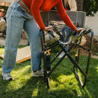 Smooth Motion Freestyle Rocker with Side Table - Choice 853 - RoadTrip Rocker Smooth Motion Camp Chair Detail