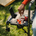 Smooth Motion Freestyle Rocker with Side Table - Choice 853 - RoadTrip Rocker Smooth Motion Camp Chair Detail