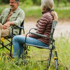 Smooth Motion Freestyle Rocker with Side Table - Choice 853 - RoadTrip Rocker Smooth Motion Camp Chair Detail