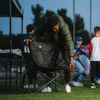 Patented Spring-Action Pod Rocker Elite - Choice 832 - Freestyle Rocker Portable Outdoor Folding Chair Detail