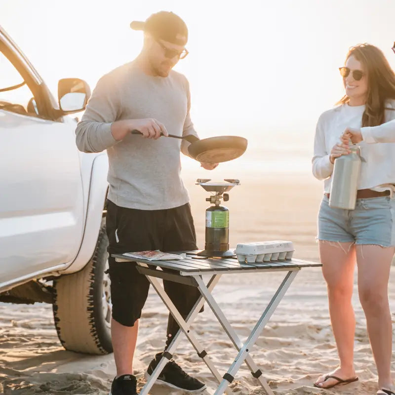 Portable Staging Compact Camp Table 25 - Choice 214 - Multi-Functional Heavy-Duty Grilling Table Counter Detail