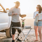 Portable Staging Compact Camp Table 25 - Choice 214 - Multi-Functional Heavy-Duty Grilling Table Counter Detail