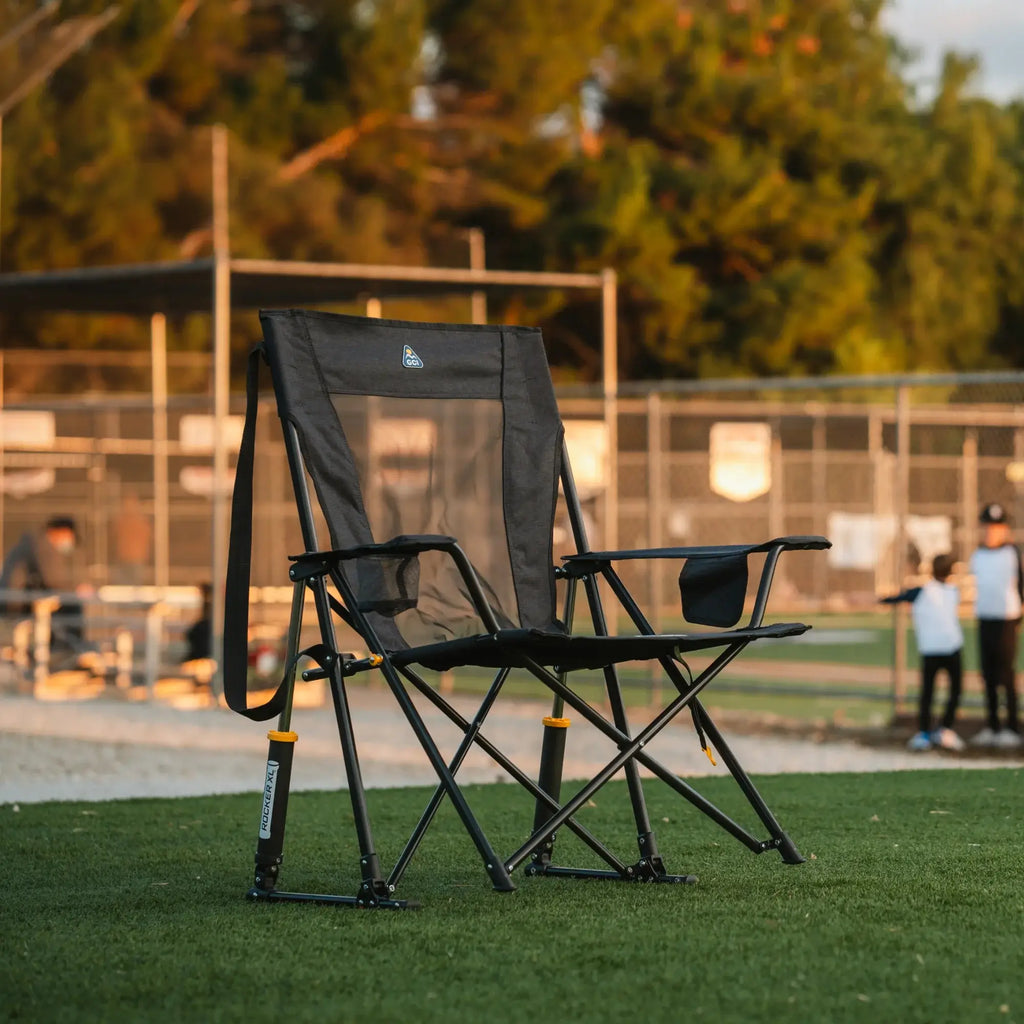 Patented Spring-Action Comfort Pro Rocker XL - Choice 107 - Freestyle Rocker Portable Outdoor Folding Chair Detail