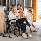 Heavy-Duty Freestyle RoadTrip Rocker - Choice 855 - Heavy-Duty Kickback Rocker with Beverage Holder Detail