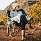 Premium All-Weather Pod Rocker - Choice 933 - Freestyle Rocker Portable Outdoor Folding Chair Detail