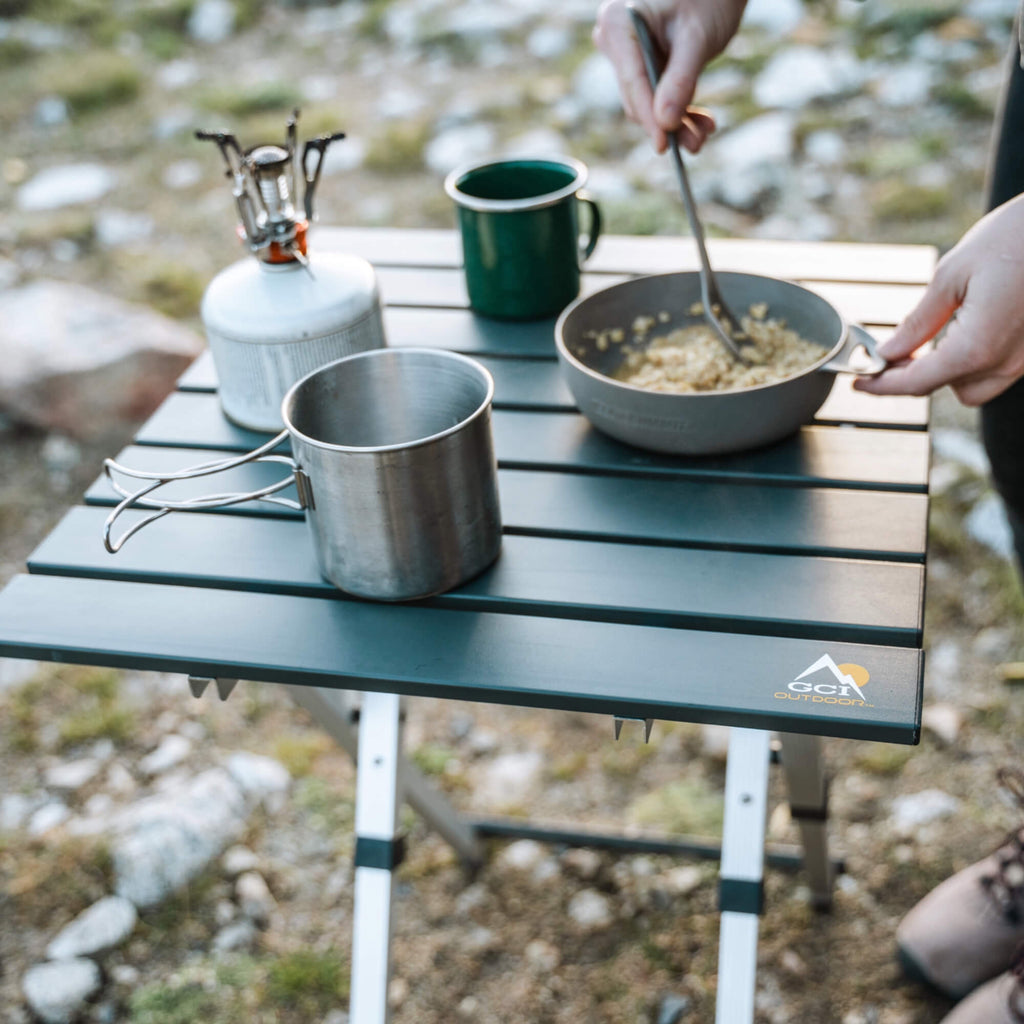 Heavy-Duty Grilling Compact Camp Table 20 - Choice 513 - Multi-Functional Heavy-Duty Grilling Table Counter Detail