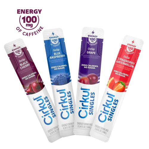 Natural Fruit Flavored 16-Pack  Singles GoSip Bundle H74N - Electrolyte Hydration Enhanced Taste Cartridges - Default Title