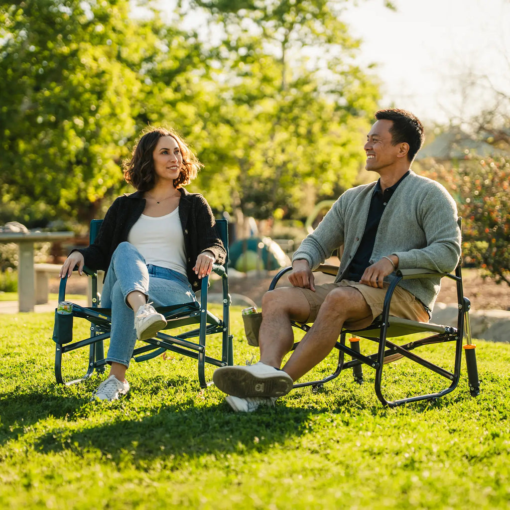 Luxury Camp Grab & Go Rocker - Choice 551 - RoadTrip Rocker Smooth Motion Camp Chair Detail