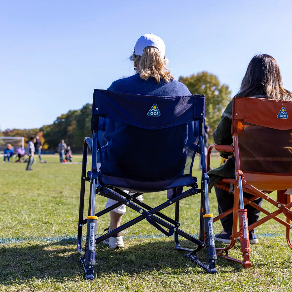 Luxury Camp Freestyle Rocker Elite - Choice 460 - Freestyle Rocker Portable Outdoor Folding Chair Detail