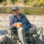 Patented Spring-Action Kickback Rocker - Choice 345 - Patented Spring-Action Rocking Chair for Camping Detail