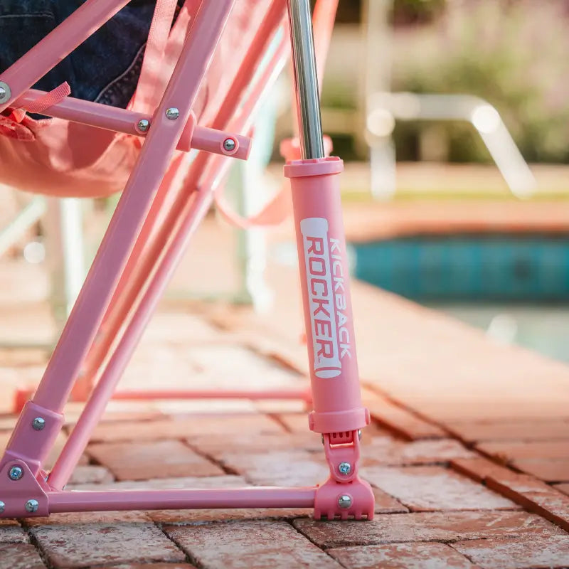Patented Spring-Action Kickback Rocker - Choice 345 - Patented Spring-Action Rocking Chair for Camping Detail