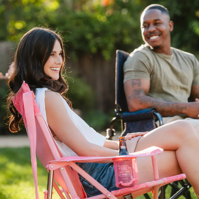 Patented Spring-Action Kickback Rocker - Choice 345 - Patented Spring-Action Rocking Chair for Camping Detail