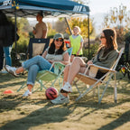 Patented Spring-Action Kickback Rocker - Choice 345 - Patented Spring-Action Rocking Chair for Camping Detail