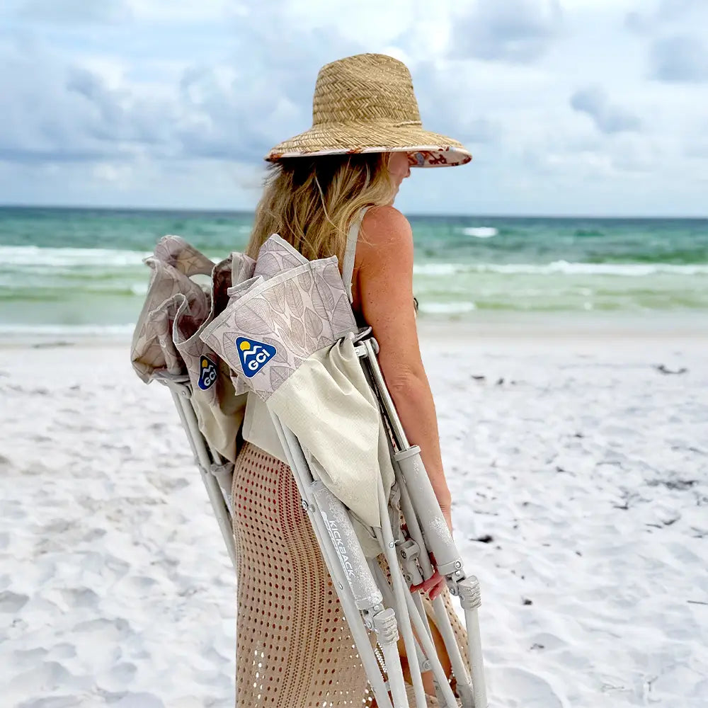 Patented Spring-Action Kickback Rocker - Choice 345 - Patented Spring-Action Rocking Chair for Camping Detail