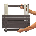 Portable Staging Compact Camp Table 25 - Choice 214 - Multi-Functional Heavy-Duty Grilling Table Counter Detail