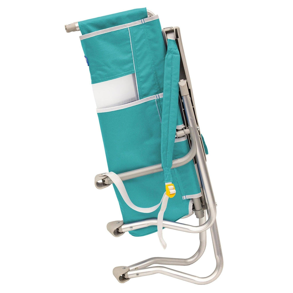 Low-Profile Bi-Fold Beach Chair - Choice 601 - Portable Heavy-Duty Low Boy Chair for Ocean Side Detail