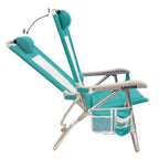 Low-Profile Bi-Fold Beach Chair - Choice 601 - Portable Heavy-Duty Low Boy Chair for Ocean Side Detail