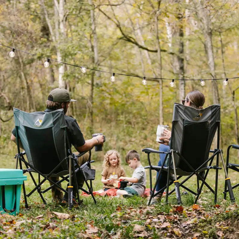 Heavy-Duty Freestyle RoadTrip Rocker - Choice 855 - Heavy-Duty Kickback Rocker with Beverage Holder Detail