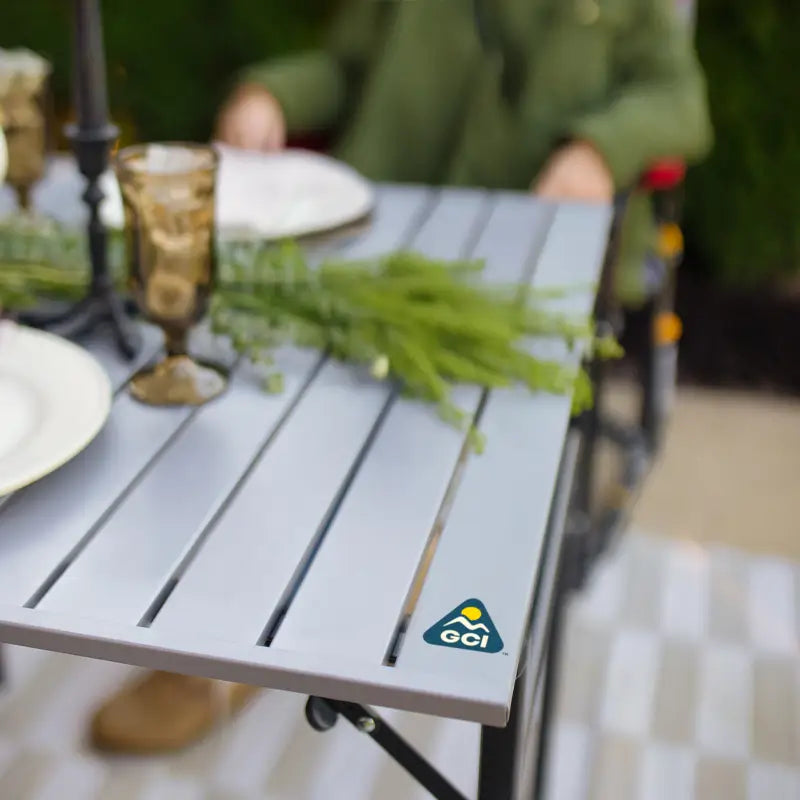 Slim-Fold Slim-Fold Table XL - Choice 651 - Multi-Functional Heavy-Duty Grilling Table Counter Detail