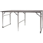 Slim-Fold Slim-Fold Table - Choice 196 - Portable Camping Table with Heat-Resistant Countertop - Default Title
