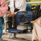 Heavy-Duty Freestyle Stadium Rock-Cliner - Choice 540 - Patented Spring-Action Rocking Chair for Camping Detail