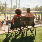 Premium All-Weather Tandem Rocker - Choice 227 - Patented Spring-Action Rocking Chair for Camping Detail