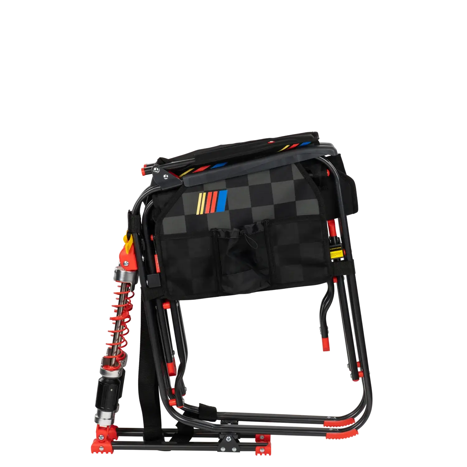 Patented Spring-Action Adjustable Rocker - NASCAR - Choice 899 - Patented Spring-Action Rocking Chair for Camping Detail