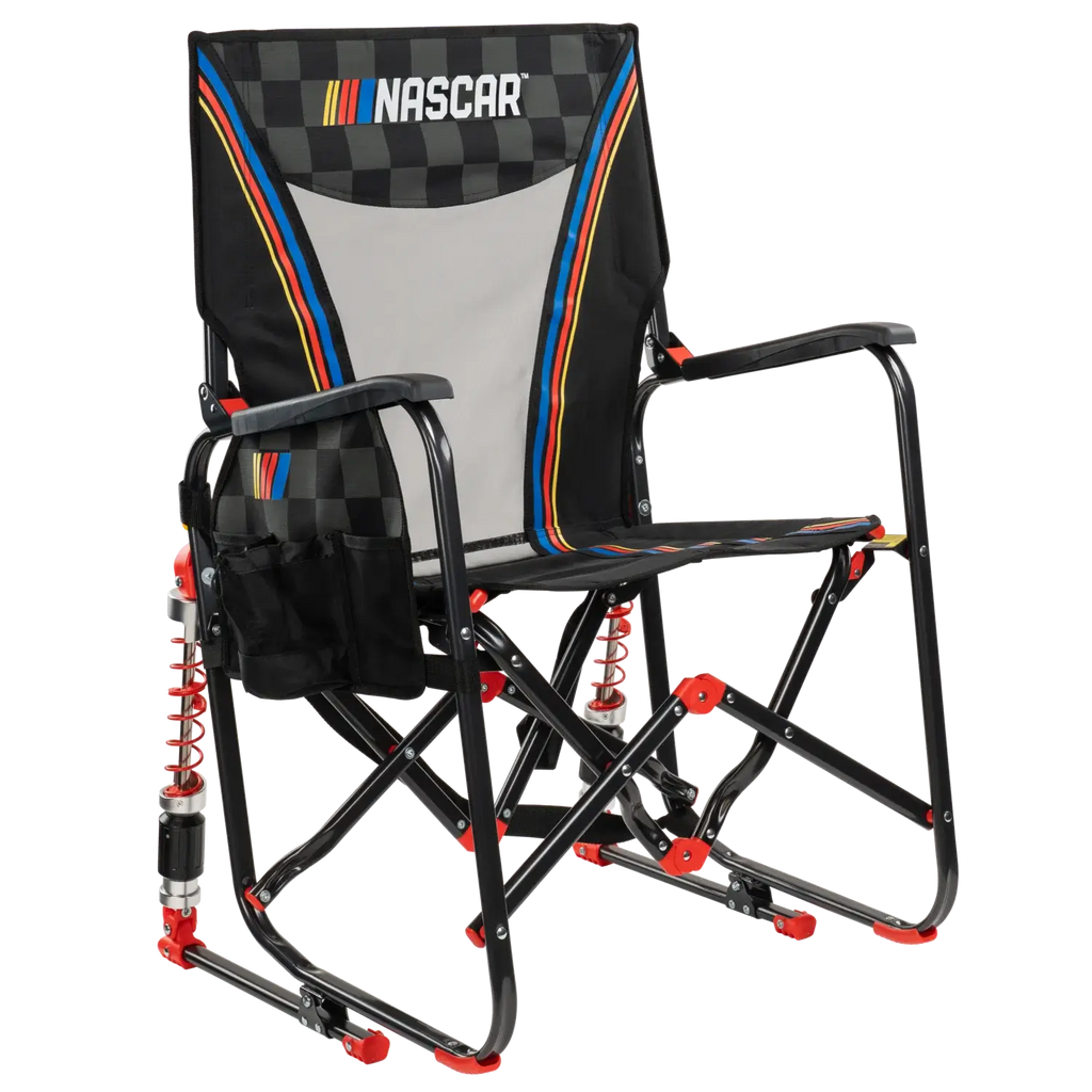 Patented Spring-Action Adjustable Rocker - NASCAR - Choice 899 - Patented Spring-Action Rocking Chair for Camping - Default Title