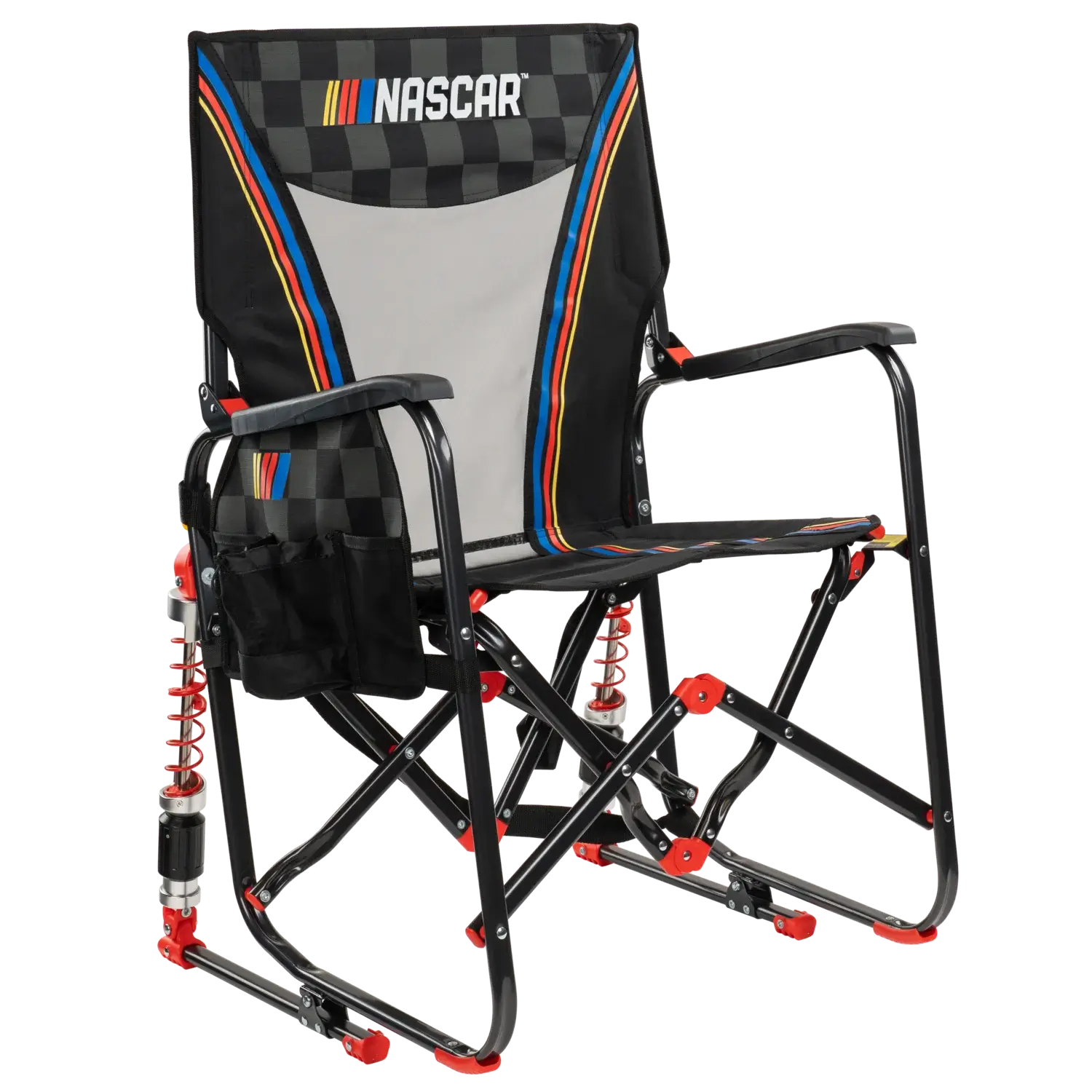 Patented Spring-Action Adjustable Rocker - NASCAR - Choice 899 - Patented Spring-Action Rocking Chair for Camping - Default Title