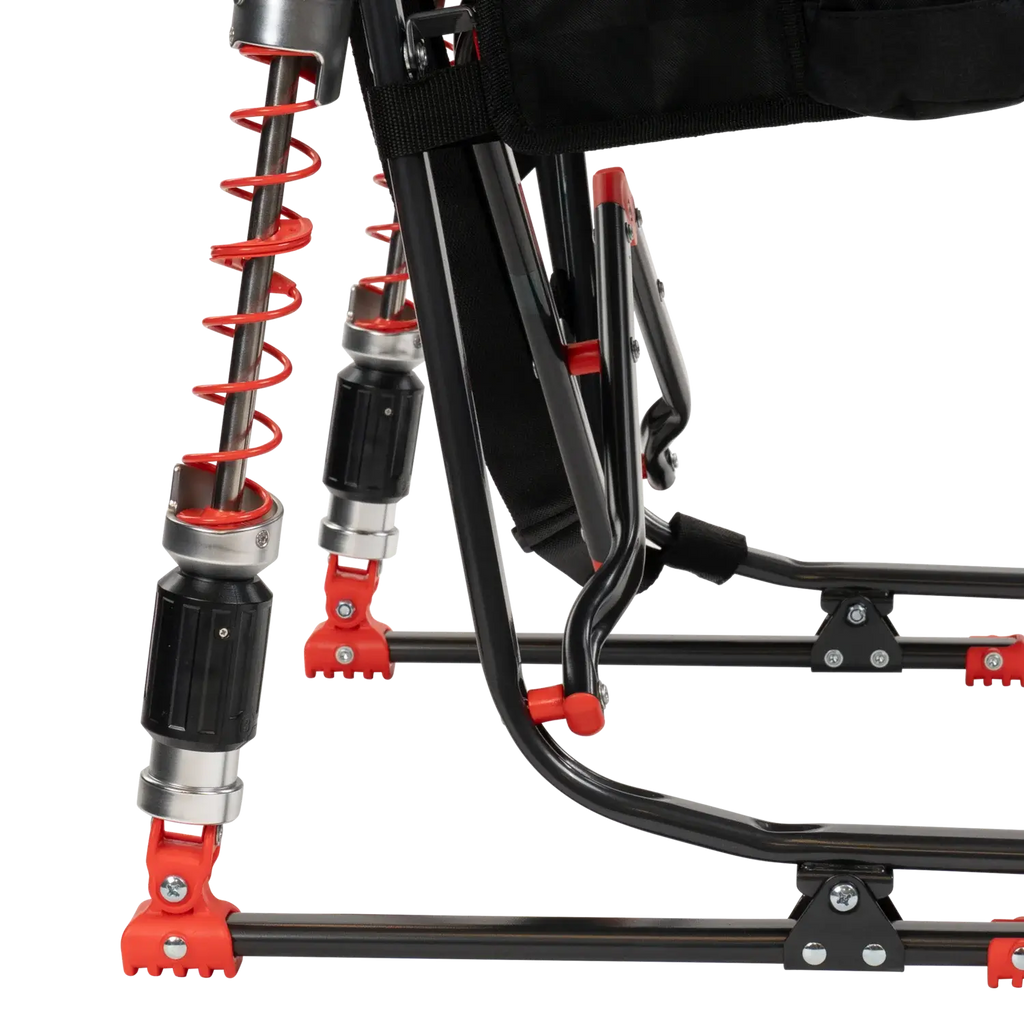 Patented Spring-Action Adjustable Rocker - NASCAR - Choice 899 - Patented Spring-Action Rocking Chair for Camping Detail