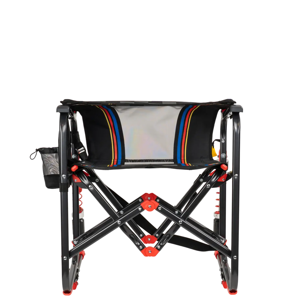 Patented Spring-Action Adjustable Rocker - NASCAR - Choice 899 - Patented Spring-Action Rocking Chair for Camping Detail