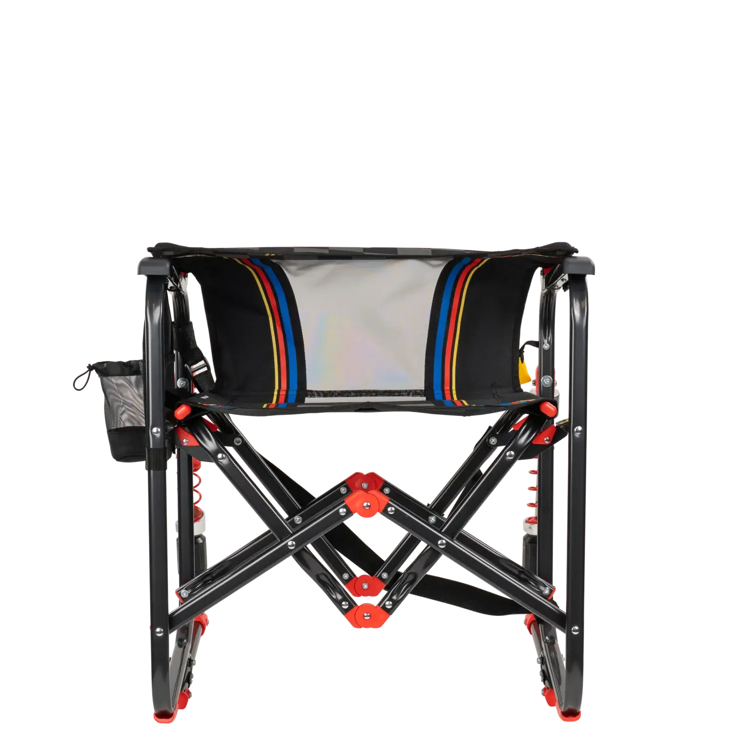 Patented Spring-Action Adjustable Rocker - NASCAR - Choice 899 - Patented Spring-Action Rocking Chair for Camping Detail