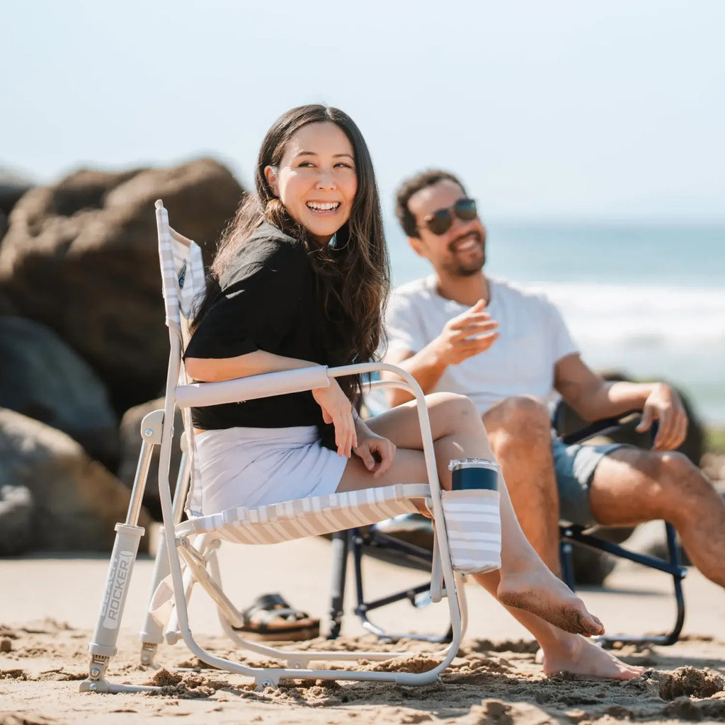 Luxury Camp Beach Rocker - Choice 712 - Patented Spring-Action Rocking Chair for Camping Detail