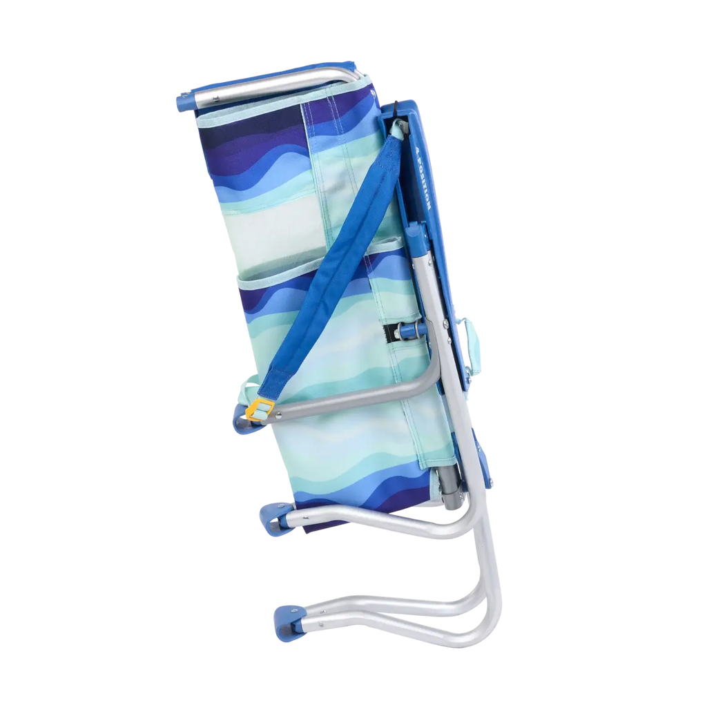 Low-Profile Bi-Fold Beach Chair - Choice 601 - Portable Heavy-Duty Low Boy Chair for Ocean Side Detail