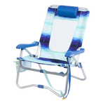 Low-Profile Bi-Fold Beach Chair - Choice 601 - Portable Heavy-Duty Low Boy Chair for Ocean Side Detail