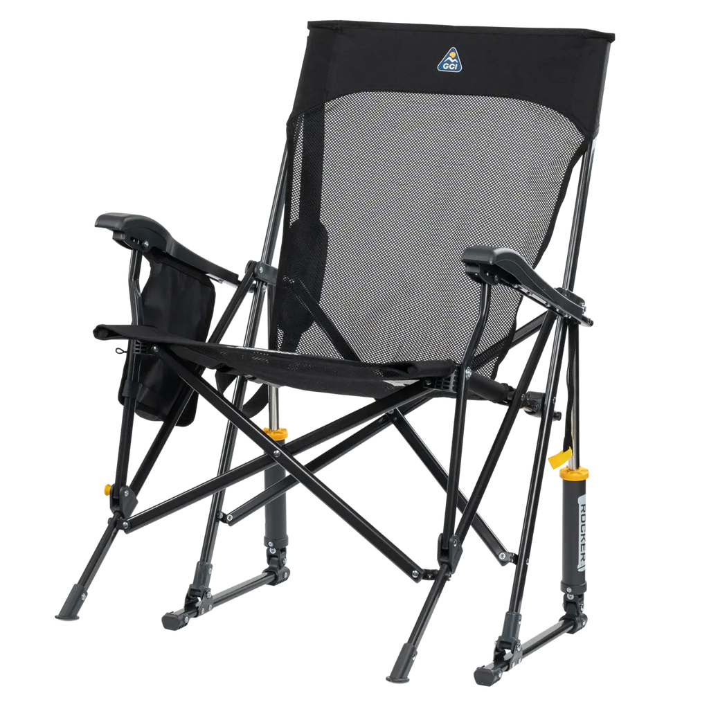 Smooth Motion BreezeRocker - Choice 504 - Patented Spring-Action Rocking Chair for Camping Detail